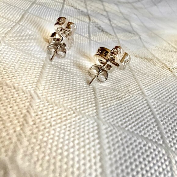 Kay Jewelers Jane Seymour Open Heart Earrings, 925 Sterling Silver Earrings - Picture 8 of 13